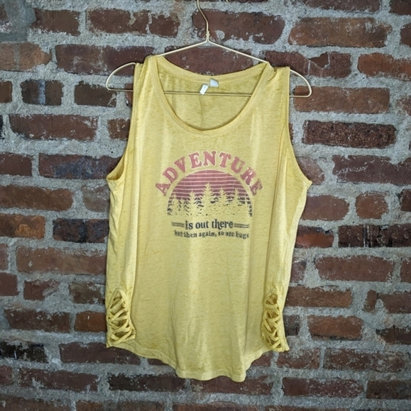 Est. 1946 Adventure is out there but then again, so are the bugs Large Tank Top - Picture 1 of 8